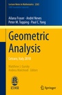 Cover: Geometric Analysis - Springer