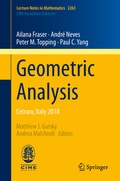 Cover: Geometric Analysis - Springer