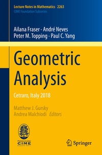 Enlarge image Cover: Geometric Analysis - Springer
