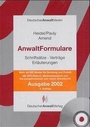 Cover: AnwaltFormulare - Deutscher Anwaltverlag