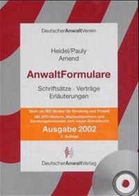 Enlarge image Cover: AnwaltFormulare - Deutscher Anwaltverlag