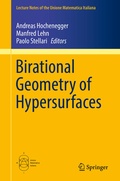 Cover: Birational Geometry of Hypersurfaces - Springer