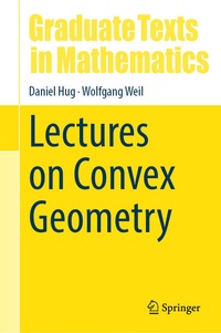 Enlarge image Cover: Lectures on Convex Geometry - Springer