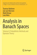 Cover: Analysis in Banach Spaces - Springer