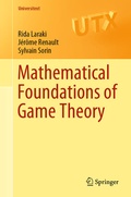 Cover: Mathematical Foundations of Game Theory - Springer