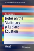 Cover: Notes on the Stationary p-Laplace Equation - Springer