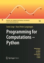 Cover: Programming for Computations - Python - Springer