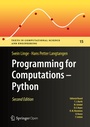 Cover: Programming for Computations - Python - Springer