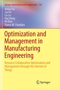 Enlarge image Cover: Optimization and Management in Manufacturing Engineering - Springer