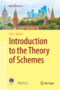 Cover: Introduction to the Theory of Schemes - Springer