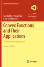 Cover: Convex Functions and Their Applications - Springer