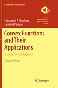 Cover: Convex Functions and Their Applications - Springer