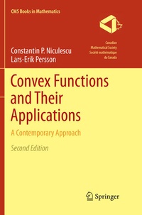 Enlarge image Cover: Convex Functions and Their Applications - Springer