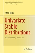 Cover: Univariate Stable Distributions - Springer