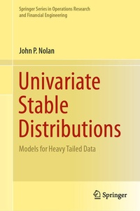 Enlarge image Cover: Univariate Stable Distributions - Springer