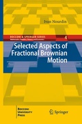 Cover: Selected Aspects of Fractional Brownian Motion - Springer