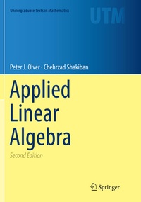 Enlarge image Cover: Applied Linear Algebra - Springer
