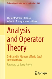 Enlarge image Cover: Analysis and Operator Theory - Springer