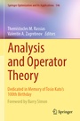Cover: Analysis and Operator Theory - Springer