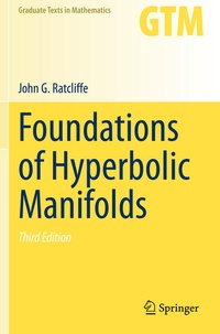 Enlarge image Cover: Foundations of Hyperbolic Manifolds - Springer