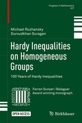 Cover: Hardy Inequalities on Homogeneous Groups - Birkh&auml;user