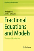 Cover: Fractional Equations and Models - Springer