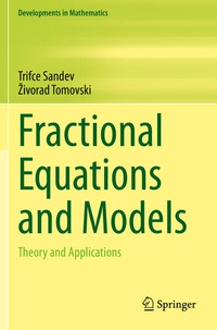 Enlarge image Cover: Fractional Equations and Models - Springer