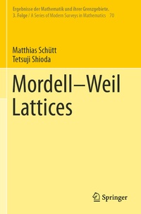 Abbildung von: Mordell-Weil Lattices - Springer
