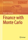 Cover: Finance with Monte Carlo - Springer