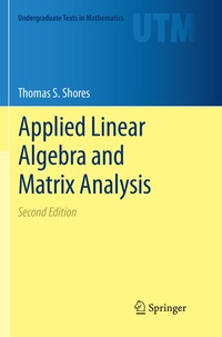 Abbildung von: Applied Linear Algebra and Matrix Analysis - Springer