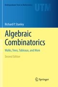 Cover: Algebraic Combinatorics - Springer