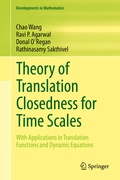 Cover: Theory of Translation Closedness for Time Scales - Springer