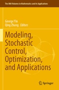 Cover: Modeling, Stochastic Control, Optimization, and Applications - Springer