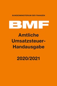 Abbildung von: Amtliche Umsatzsteuer-Handausgabe 2020/2021 - Boorberg