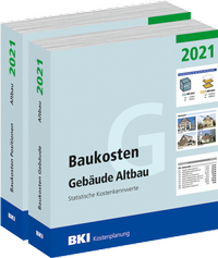 Bild vergrößern Bild: BKI Baukosten Gebäude + Positionen Altbau 2021 - Rudolf Müller Verlag