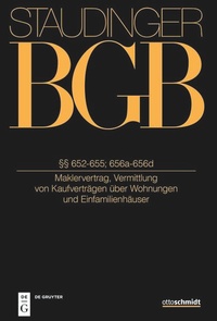 Cover: BGB: Kommentar zum Bürgerlichen Gesetzbuch mit Einführungsgesetz und Nebengesetzen - Otto Schmidt/De Gruyter