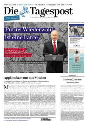 Abbildung von: Die Tagespost - Johann Wilhelm Naumann Verlag