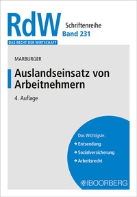 Abbildung von: Auslandseinsatz von Arbeitnehmern - Boorberg