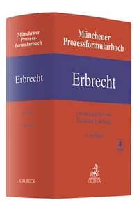 Abbildung von: Münchener Prozessformularbuch - Band 4: Erbrecht - C.H.BECK