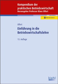 Abbildung von: Einführung in die Betriebswirtschaftslehre - Kiehl