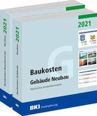 Bild vergrößern Bild: BKI Baukosten Gebäude + Bauelemente Neubau 2021 - Kombi Teil 1-2 - Rudolf Müller Verlag