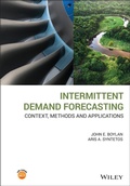 Cover: Intermittent Demand Forecasting - Context, Methods and Applications - Wiley-Blackwell