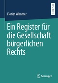 Abbildung von: Ein Register für die Gesellschaft bürgerlichen Rechts - Springer