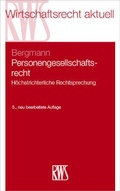 Cover: Personengesellschaftsrecht - RWS