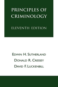 Enlarge image Cover: Principles of Criminology - General Hall Inc.,U.S.
