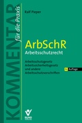 Cover: ArbSchR - Arbeitsschutzrecht - Bund-Verlag