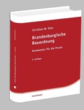 Cover: Brandenburgische Bauordnung - SV SAXONIA