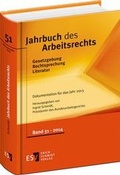 Cover: Jahrbuch des Arbeitsrechts 51 - Erich Schmidt Verlag