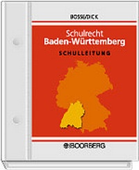 Abbildung von: Schulrecht Baden-Württemberg - Boorberg