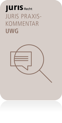 Abbildung von: juris PraxisKommentar UWG - Juris